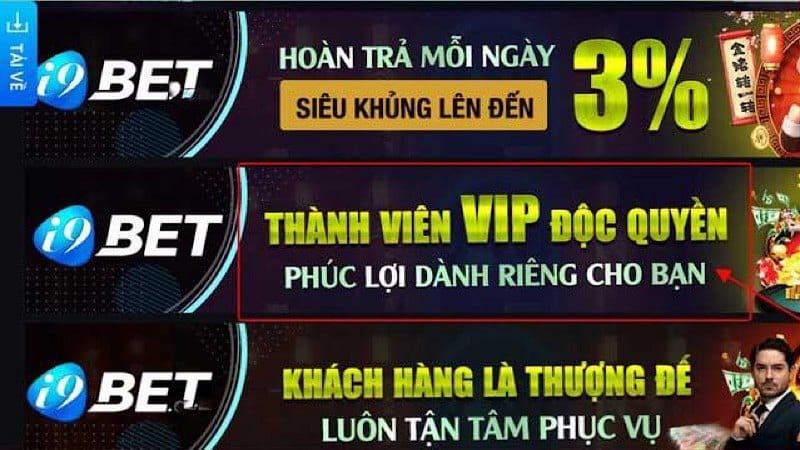 Nhà cái cung cấp một số gói khuyến mãi hoàn trả cho người chơi